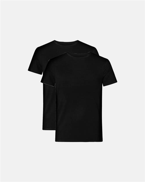 T-shirt | 2-pak | Bambusviskose | Sort