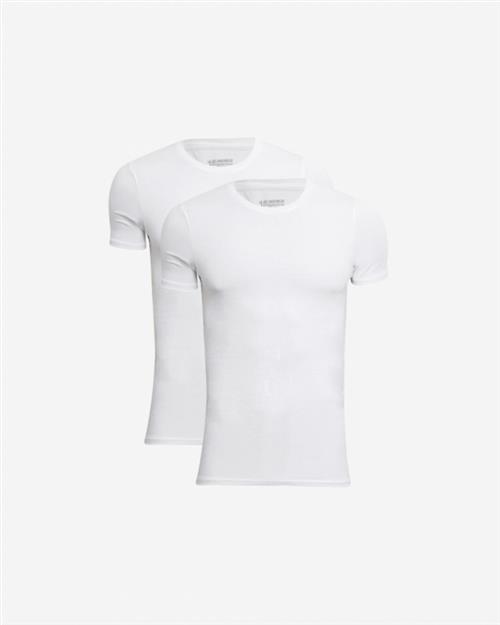 T-shirt "o-neck" 2-pak | Bambusviskose | Hvid