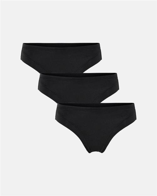 Tai 3-pak  |  Bambusviskose | Sort