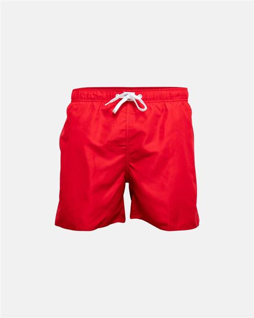 Badeshorts | Polyester | Rød