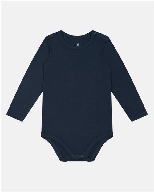 Langærmet body | Bambusviskose | Navy