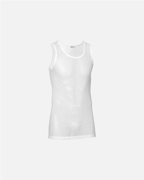 Tanktop (singlet) | 100 mesh bomuld | Hvid