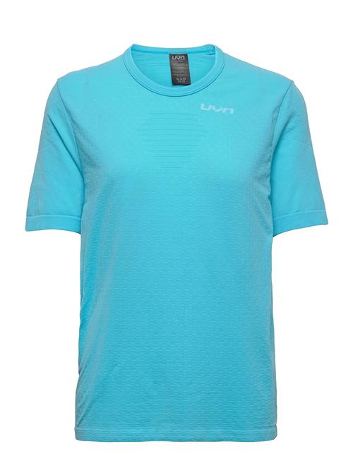 Se UYN Lady Running Airstream Outwear Shirt Short Sleeve UYN Blue ved Booztlet