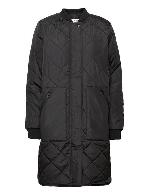 Selected Femme Slfnatalia Quilted Coatoozt Selected Femme Black