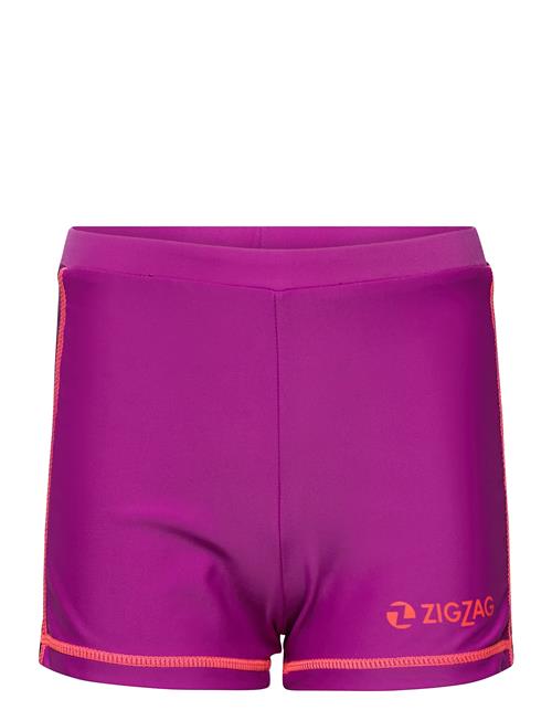 ZigZag Log Uva Girls Swim Shorts ZigZag Purple