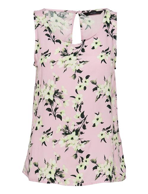 Se Vero Moda Vmsimply Easy Sl Tank Top Wvn Ga Vero Moda Pink ved Booztlet