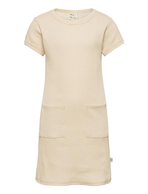 Mainio Waffle Dress, Angora Mainio Cream