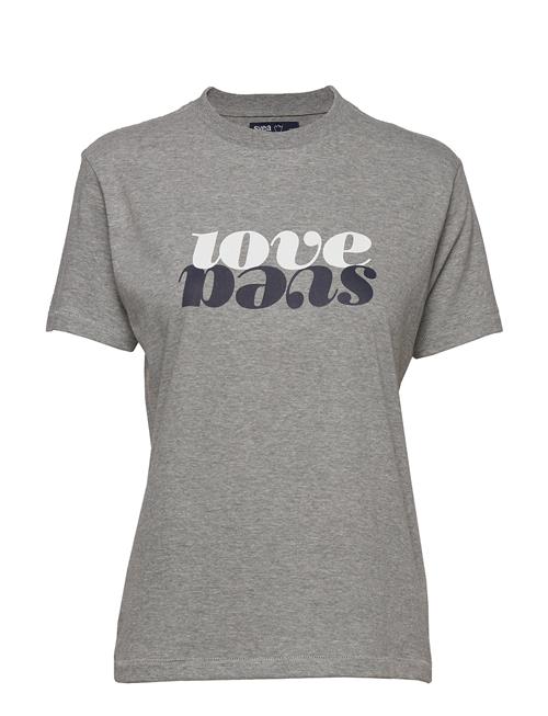 Svea Printed Love Tee Svea Grey