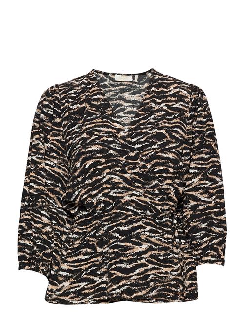 Rosie Zebra Top Notes Du Nord Black