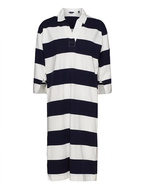 GANT D1. Feminine Striped Rugger Dress GANT Blue