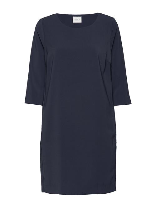 Vila Vinathalia 3/4 Sleeve Dress - Vila Blue