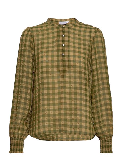 Coster Copenhagen Top In Green Checks Coster Copenhagen Green