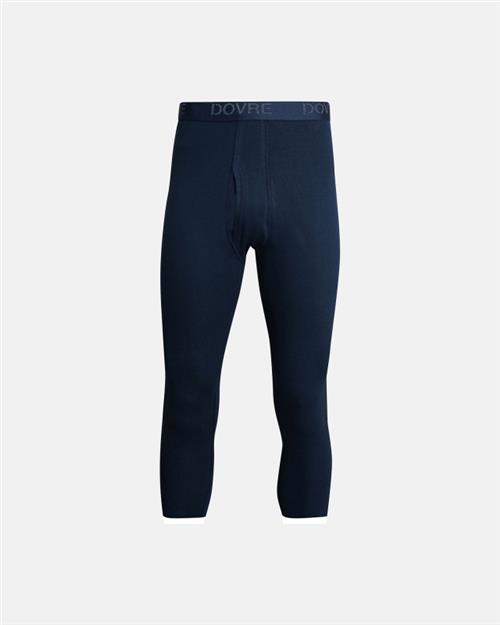 Long johns m. gylp "3/4 længde" | 100 økologisk bomuld | Navy