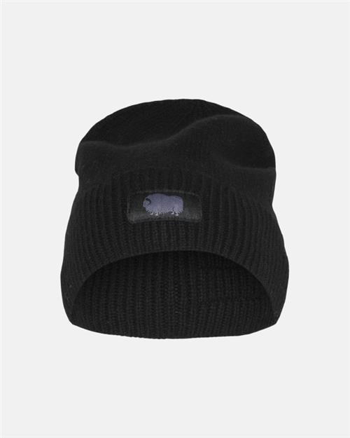 Beanie | 100 økologisk uld | Sort