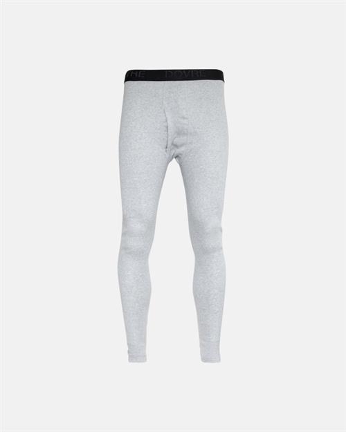 Long johns m. gylp | 100 økologisk bomuld | Lys grå