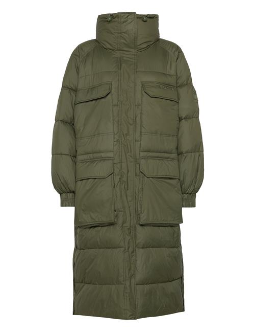 Svea W. Balloon Sleeve Puffer Coat Svea Khaki