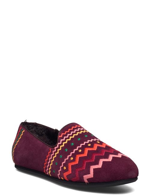 Hums Hums Color Zigzag Loafer Hums Red