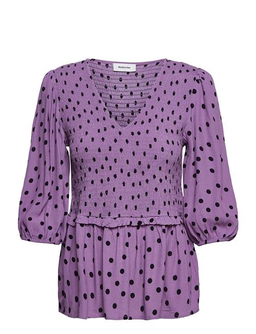 Modström Tomme Print Top Modström Purple