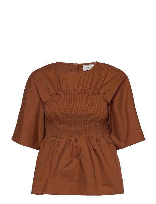 Gestuz Kalottagz Ss Blouse Gestuz Brown