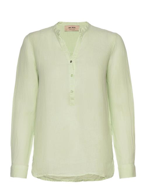 MOS MOSH Danna Linen Blouse MOS MOSH Green