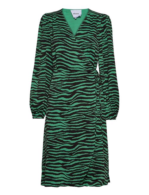 Evelyn Wrap Dress Minus Patterned