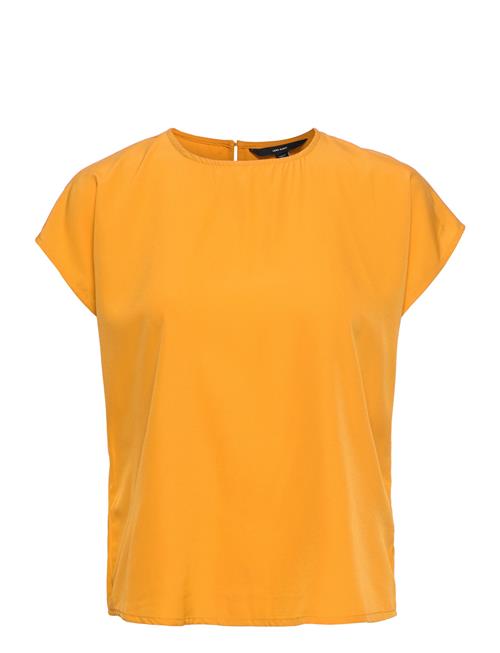 Vero Moda Vmfiona Ss Wide Top Wvn Lt Vero Moda Orange