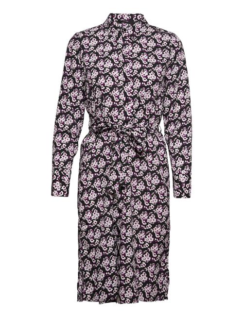 Vero Moda Vmfiona Ls Shirt Blk Dress Wvn Lt Vero Moda Patterned