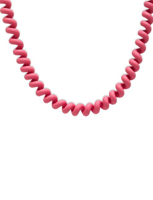 Clay Necklace Mango Pink