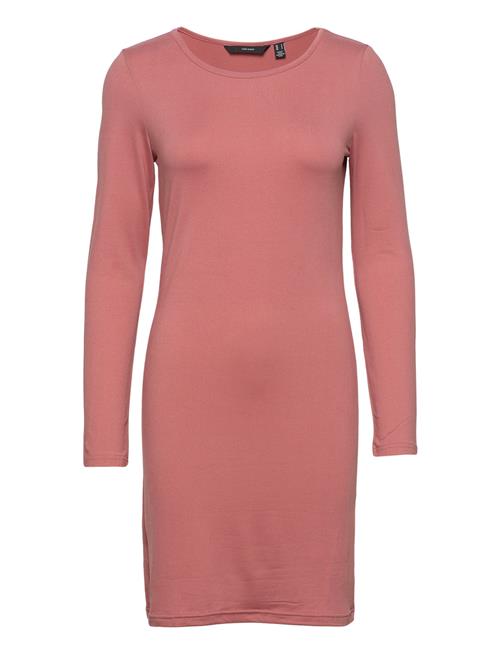 Vero Moda Vmlinet Ls Short Dress Jrs Lt Vero Moda Pink