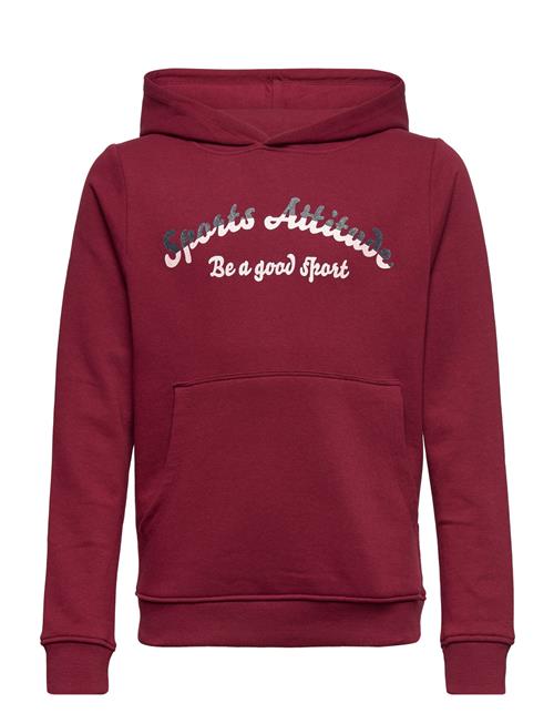 Nkfolasie Swe W Hood Bru Name It Burgundy