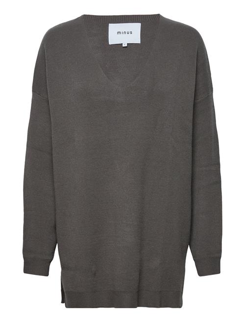 Cosy Long Pullover Minus Grey