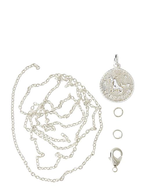 Zodiac Coin Pendant And Chain Set, Capricorn Me & My Box Silver