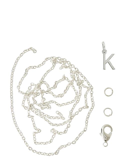 Letter K Sp With O-Ring, Chain And Clasp Me & My Box Silver