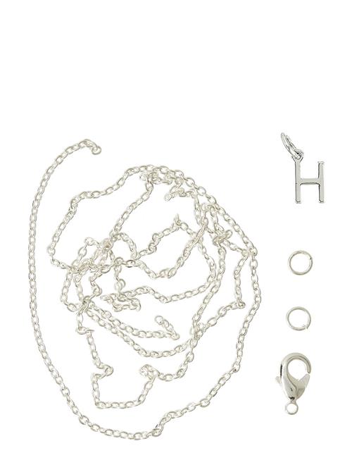 Se Me & My Box Letter H Sp With O-Ring, Chain And Clasp Me & My Box Silver ved Booztlet