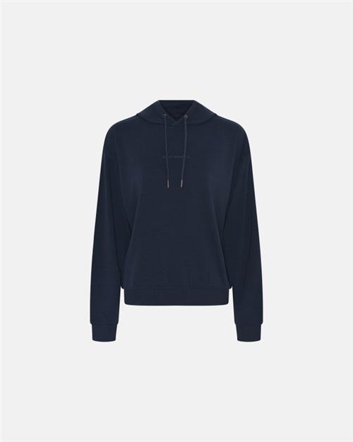 Hoodie med logo | Bambusviskose | Navy