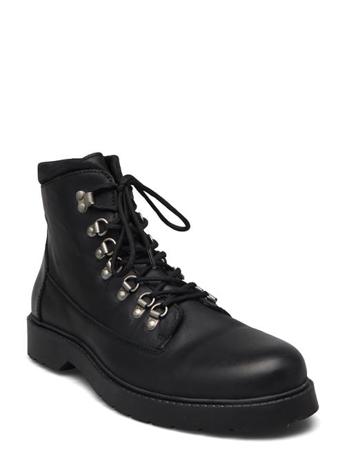 Se Selected Homme Slhmads Leather Boot B Noos Selected Homme Black ved Booztlet