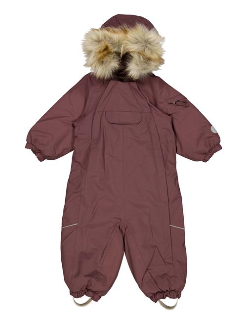 Se Wheat Snowsuit Nickie Tech Wheat Burgundy ved Booztlet