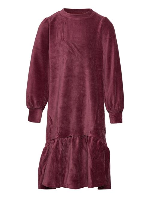 Soft Gallery Sgkayla Velvet Rib Dress Soft Gallery Burgundy