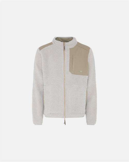 Se Teddy fleece jakke | Polyester | Beige ved Intimo