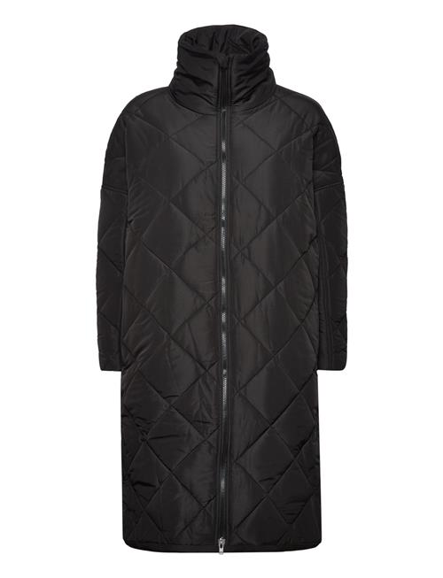 Alma Slit Quilted Jacket NORR Black