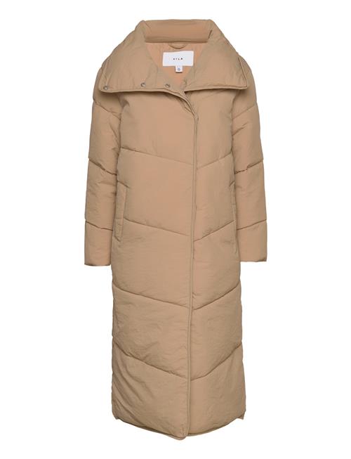 Vila Vilouisa L/S New Padded Long Coat/Pb Vila Beige