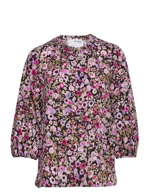 Selected Femme Slfremina 3/4 Shirt B Selected Femme Patterned