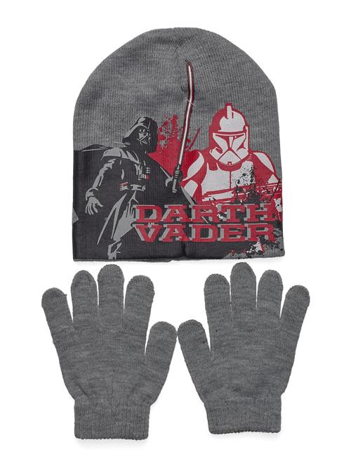 Se Star Wars Set Cap + Glooves Star Wars Grey ved Booztlet