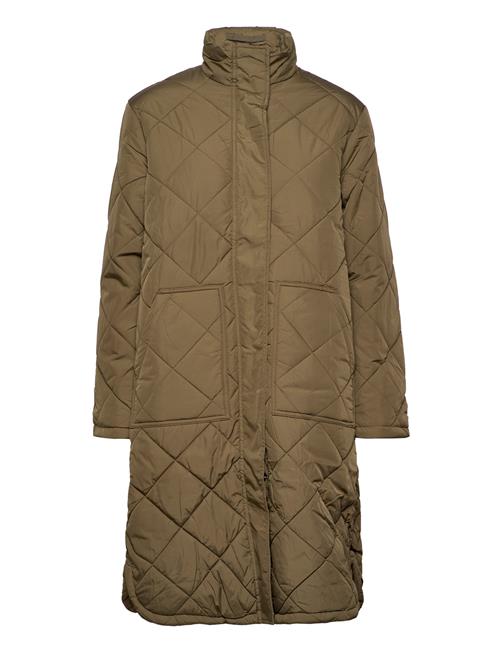 Slfnadina Coat B Noos Selected Khaki