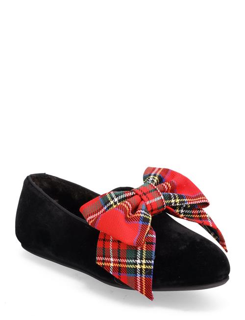 Hums Black Mix Bowtie Loafer Hums Black