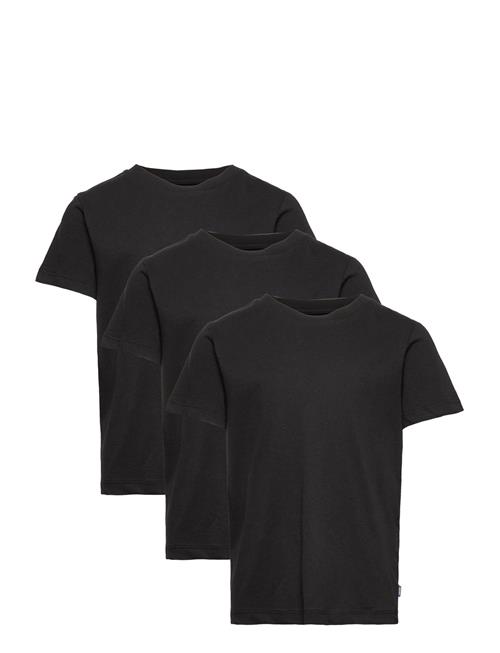 Jack & Jones Jjeorganic Basic Tee Ss 3Pk Mp Jnr Jack & J S Black