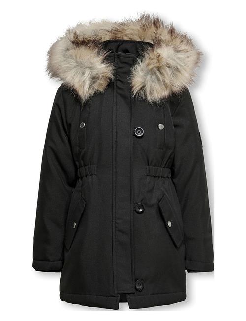Se Kogiris Life Fur Parka Otw Noos Kids Only Black ved Booztlet