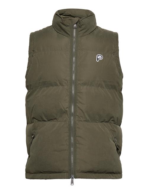 Se Penfield P Bear Funnel Neck Puffer Gilet Penfield Green ved Booztlet