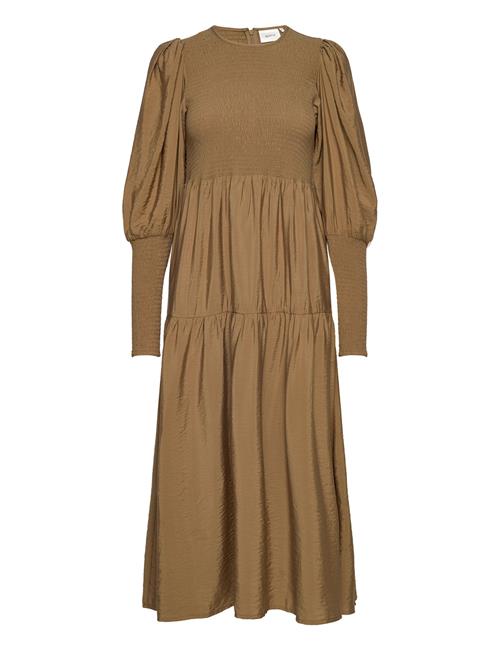 Gestuz Morianagz Solid Long Dress Gestuz Khaki