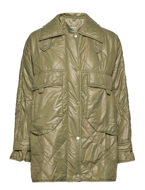 Mango Ultralight Quilted Jacket Mango Green